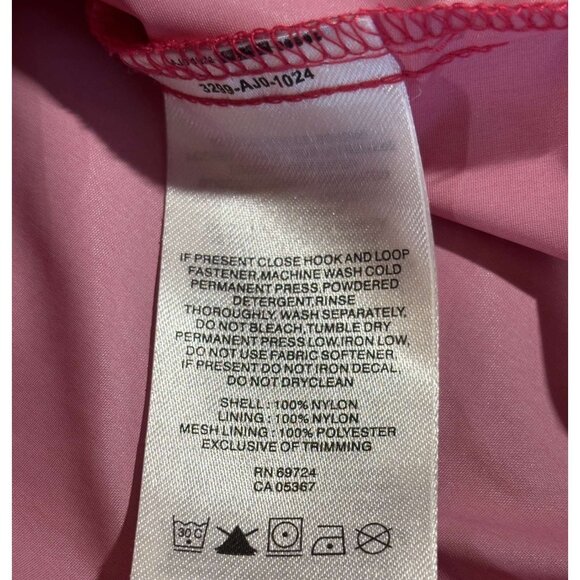 Columbia Womens Lightweight Waterproof Hooded Zfipper Jacket Pink Nylon Large - Picture 4 of 8